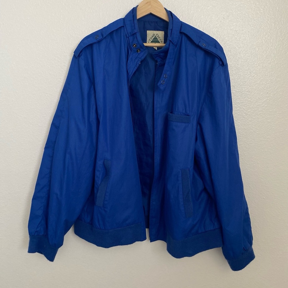 Men's Classic Blue Windbreaker